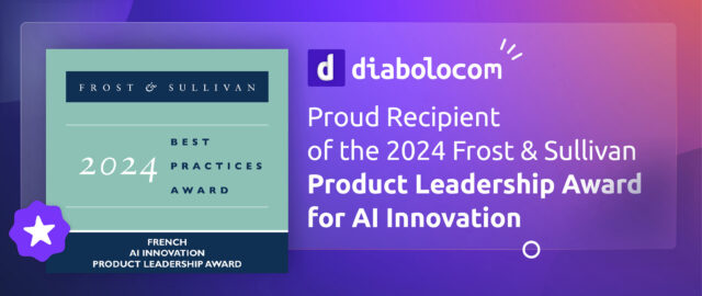 Diabolocom se enorgullece de recibir el Premio Frost & Sullivan 2024 al Liderazgo de Producto para la Innovación en IA