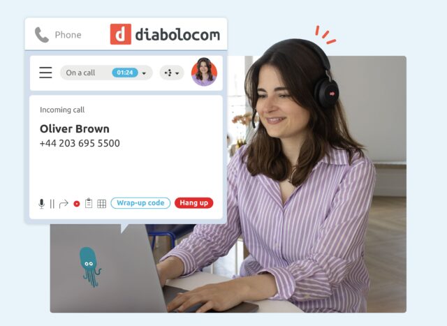 El call center virtual de Diabolocom ofrece una experiencia mejorada para el cliente.