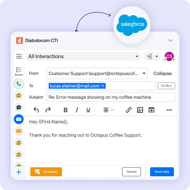 Salesforce CTI integración